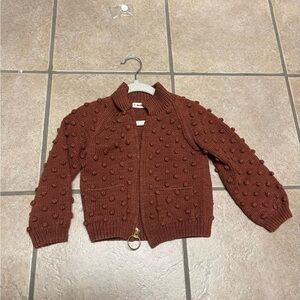 Misha & Puff zip up cardigan size 3-4Y